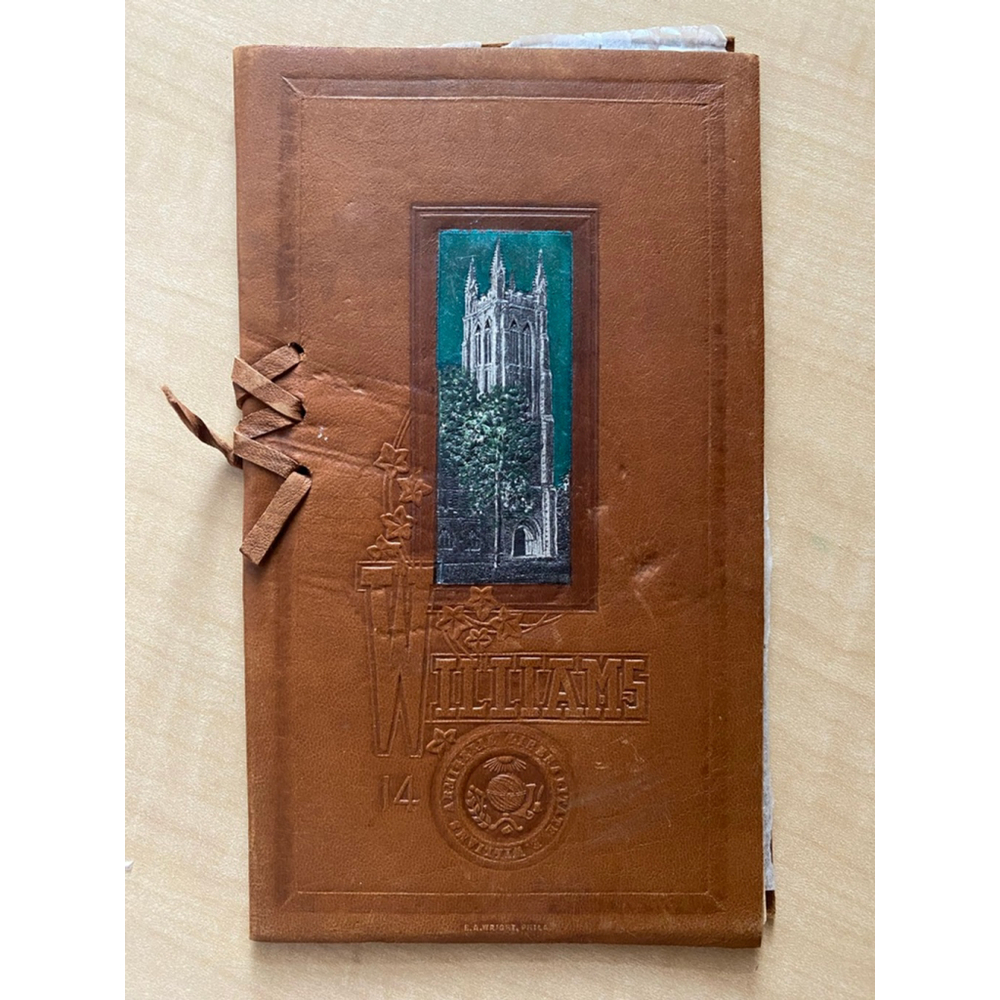 1914 Williams College Class Day Exercises Leather Program – Thompson Chapel Cove